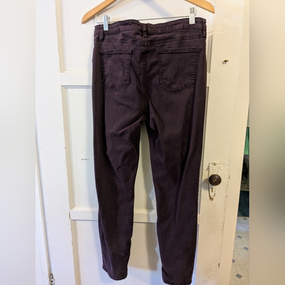 Buffalo David Bitton Deep Purple High-Rise Skinny Jeans - Hanna - Soft Stretch - Picture 2 of 3